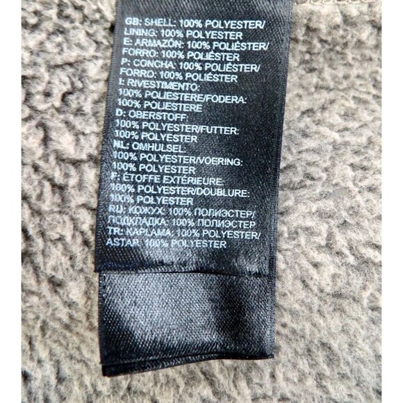 The North Face Gordon Lyons Hooded Full Zip Fleece Jacket Tan SZ M - Picture 8 of 8